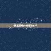 属鼠配鸡的婚姻怎么样，属鸡男和属鼠女的婚姻配吗