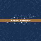 属羊和什么属相做夫妻好，男属羊与女属什么属相做夫妻最佳