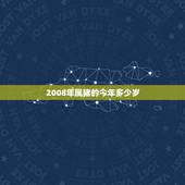 2008年属猪的今年多少岁，属牛的年份表及年龄