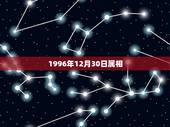 1996年12月30日属相，1996年12月30日是什么星座
