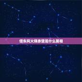 借东风火烧赤壁是什么属相，借东风火烧赤壁，魏水师一败涂地。猜生肖
