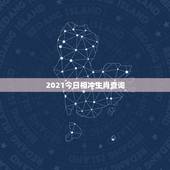 2021今日相冲生肖查询，今年属相2021属相