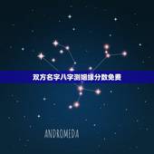 双方名字八字测姻缘分数免费，根据两人的生辰八字测婚姻