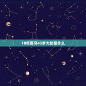 78年属马43岁大劫是什么，43岁有一劫属马78