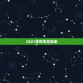 2021年怀孕月份表，2021年的日历表什么时候出来？