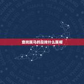 查找属马的应找什么属相，属马的应该找什么属相的对象