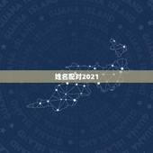 姓名配对2021，姓名配对