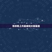 怎样看上升星座和太阳星座 个人星盘十二宫查询
