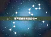 猪男最佳婚配正月初一，男属猪的和什么属相最配