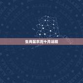 生肖鼠农历十月运程，农历出生月份与命运