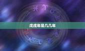 戊戌年是几几年，戊开头的年份