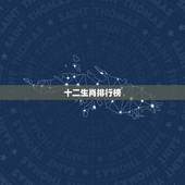 十二生肖排行榜，十二生肖排行顺序