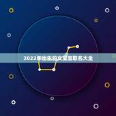 2022年出生的女宝宝取名大全，2022年女宝宝更佳名字