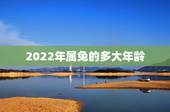 2022年属兔的多大年龄，1999年多大了