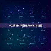 十二属相12月份运势2022年运势，2022年运势最好的生肖