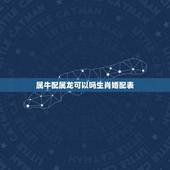 属牛配属龙可以吗生肖婚配表，属牛和属龙的人相配吗？