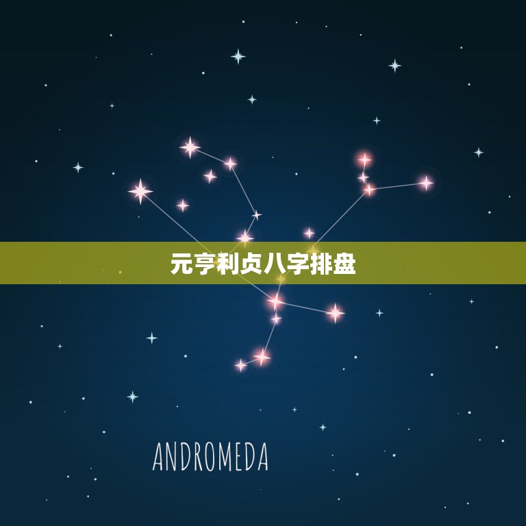 元亨利贞八字排盘，元亨利贞八字排盘网  第1张
