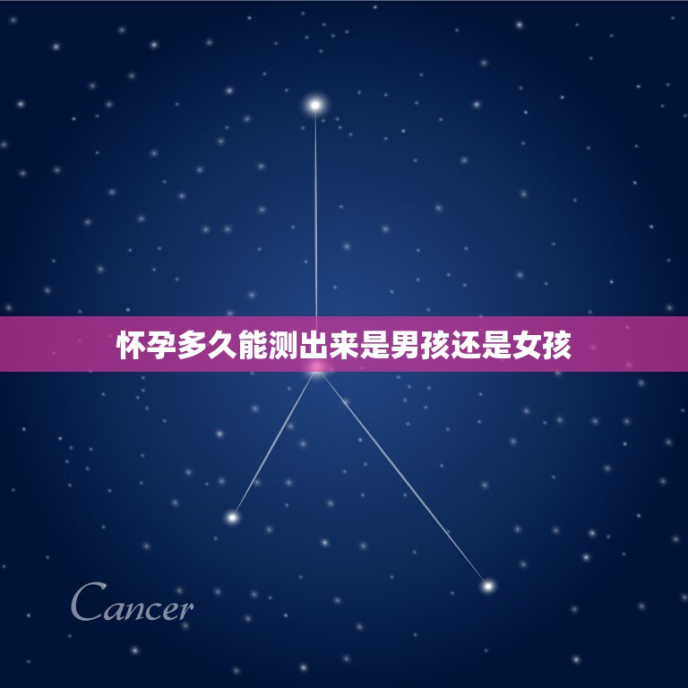 怀孕多久能测出来是男孩还是女孩，抽孕妇血能检查吗  第1张