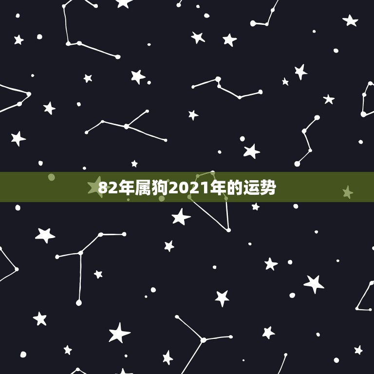 82年属狗2021年的运势，82年狗2021年运势如何  第1张