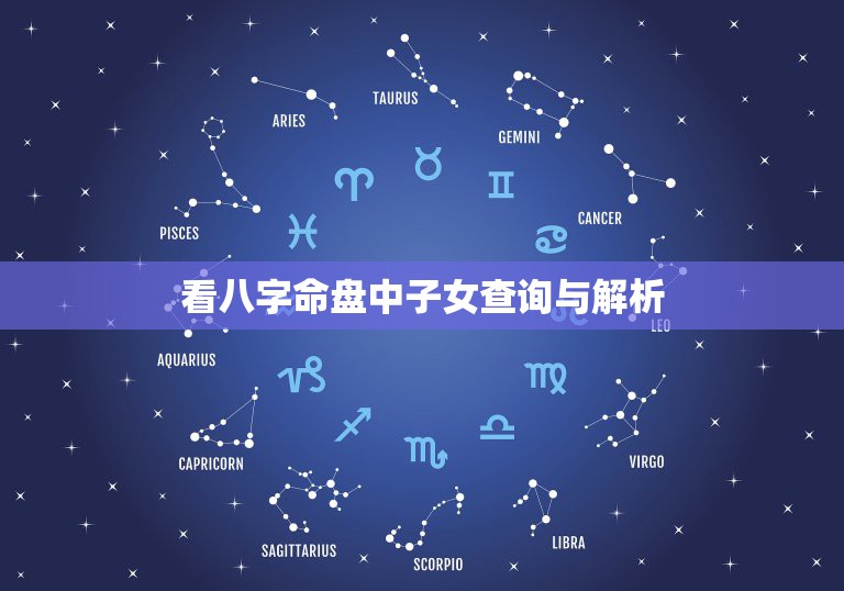 看八字命盘中子女查询与解析，求高手帮看个人紫薇12宫位 命盘 星盘 生  第1张