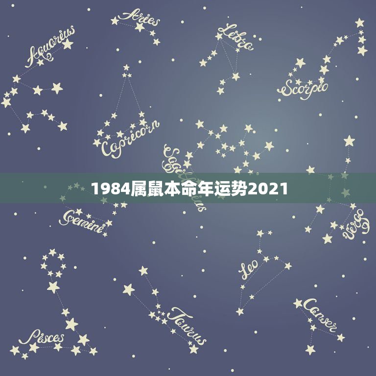 1984属鼠本命年运势2021，1984年属鼠2021年运势及运程  第1张