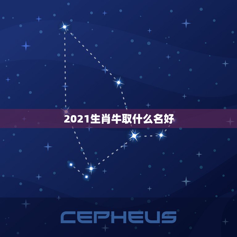 2021生肖牛取什么名好，男孩名字2021年属牛怎么取？  第1张
