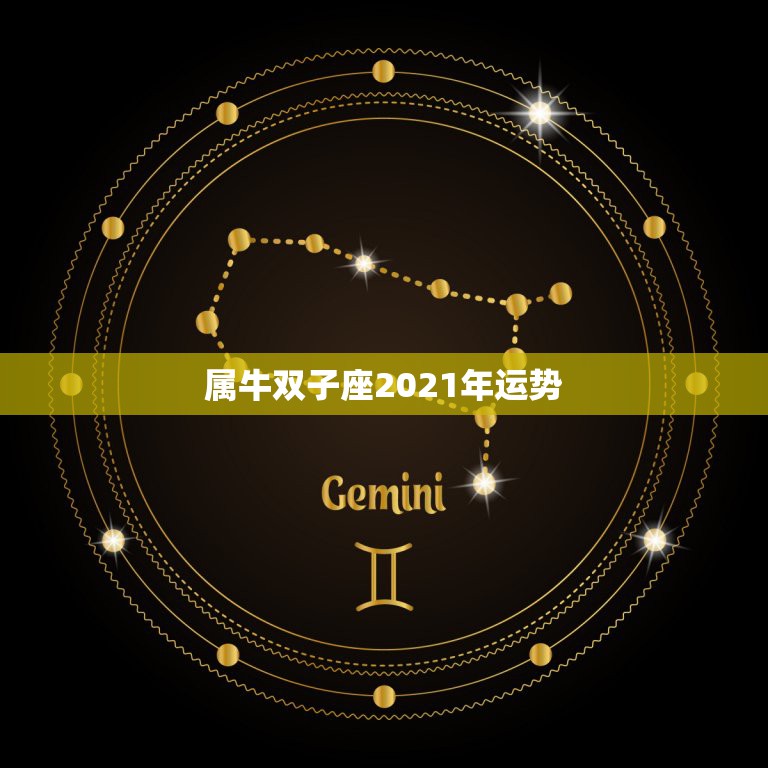 属牛双子座2021年运势，属牛双子座整年运势  第1张