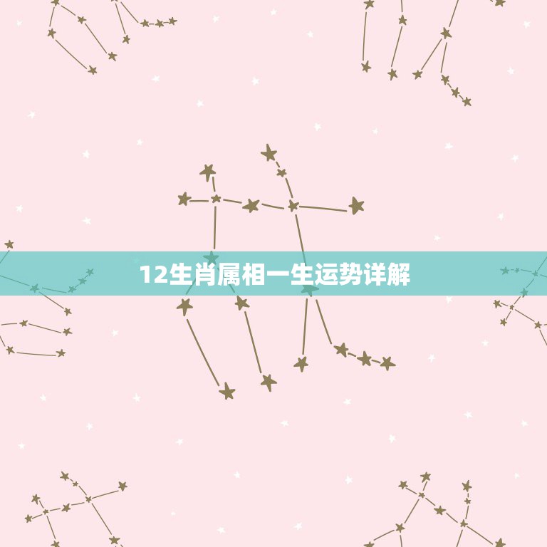 12生肖属相一生运势详解，几个关于十二生肖的问题  第1张