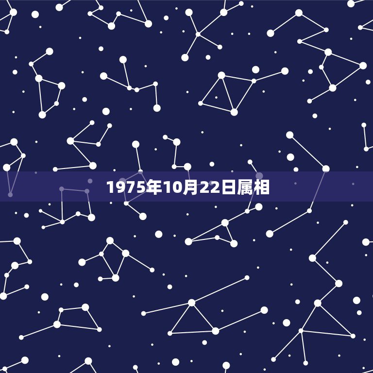 1975年10月22日属相，农历75年2月8日生的是什么星座  第1张