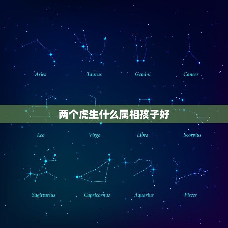 两个虎生什么属相孩子好，两个人都数虎生什么属相的宝宝好  第1张
