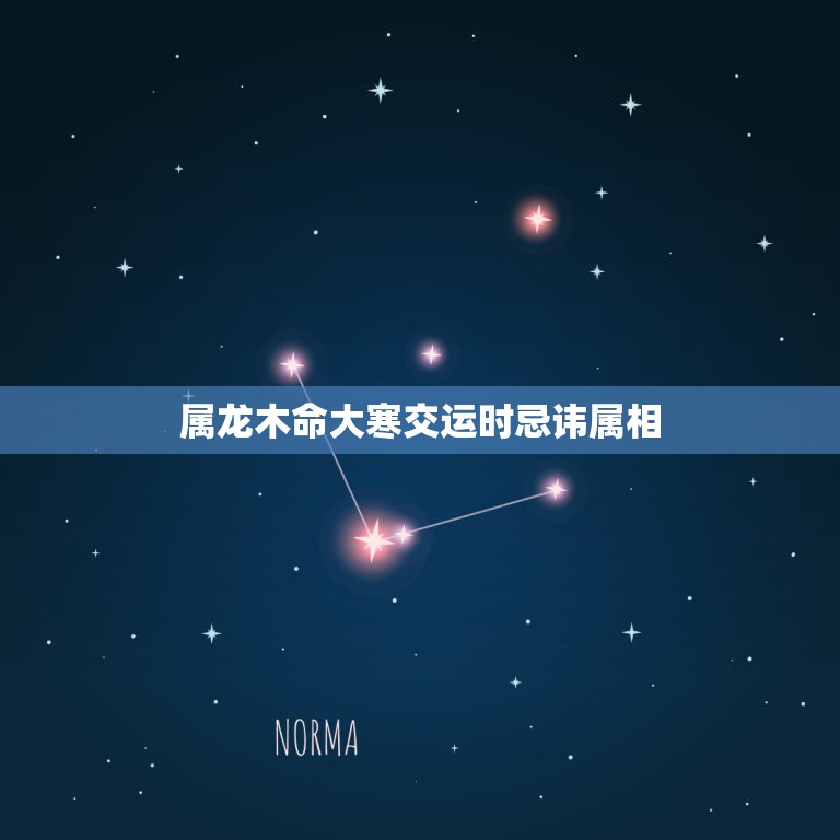 属龙木命大寒交运时忌讳属相，我属龙我今天交运，要回避哪种属相得人  第1张