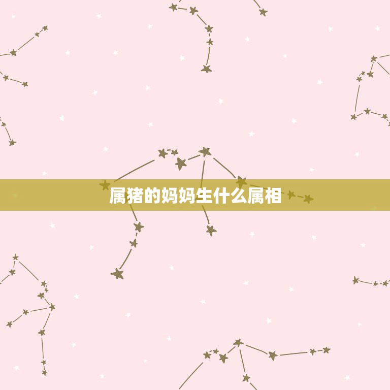 属猪的妈妈生什么属相，属鼠的妈妈和属猪的爸爸生个什么属相的宝宝好呢  第1张