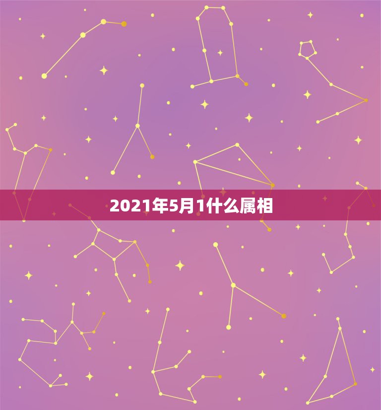 2021年5月1什么属相，2021年什么命五行属性