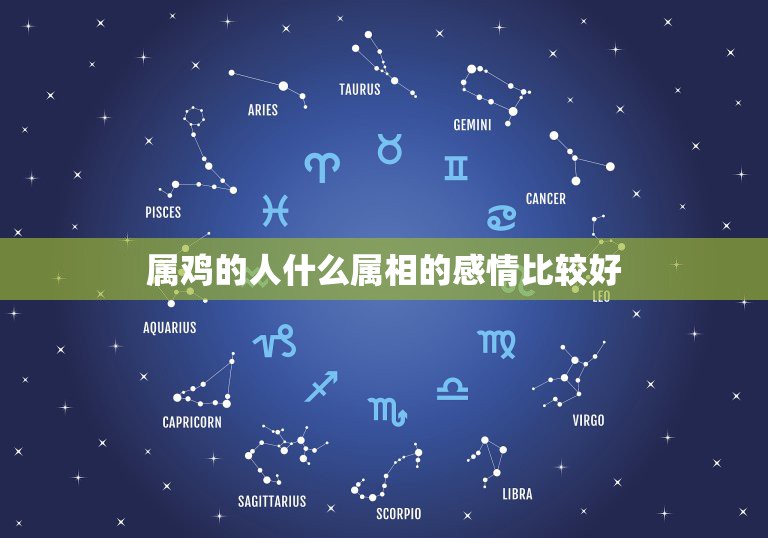 属鸡的人什么属相的感情比较好，属鸡的和什么属相最配  第1张