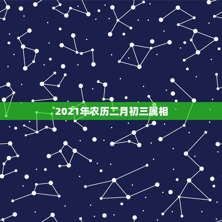 2021年农历二月初三属相，今年属相2021属相  第1张