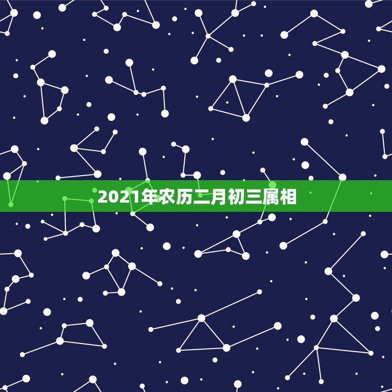 2021年农历二月初三属相，今年属相2021属相