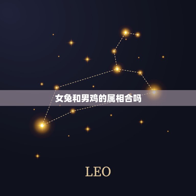女兔和男鸡的属相合吗，生肖配对男鸡和女兔怎么破解  第1张