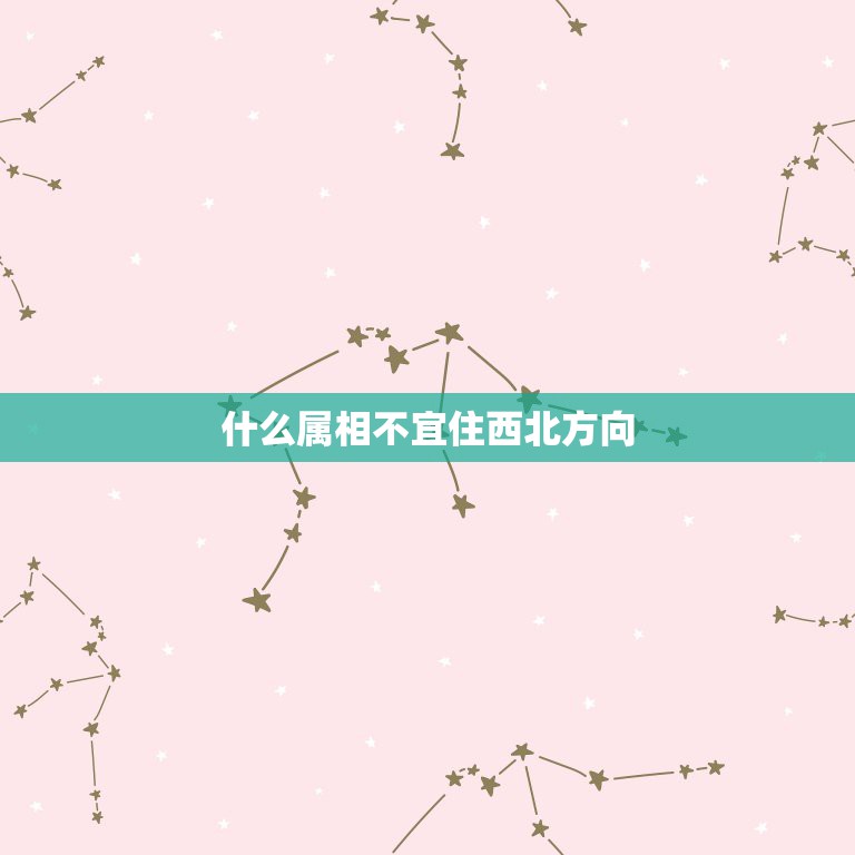 什么属相不宜住西北方向，请问大师，买的商品房是西北方向的，风水先生说生  第1张