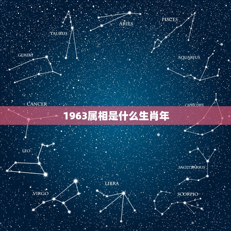 1963属相是什么生肖年，1963年生肖  第1张
