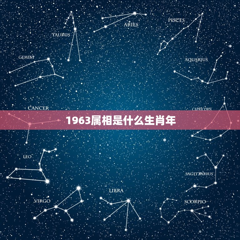 1963属相是什么生肖年，1963年生肖