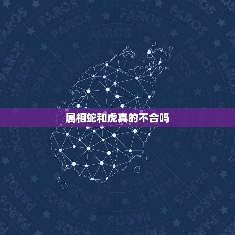 属相蛇和虎真的不合吗，属相蛇和虎真的不能相配吗？  第1张
