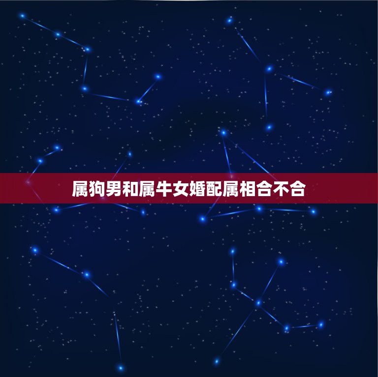 属狗男和属牛女婚配属相合不合，属牛女与属狗男是否适宜婚配  第1张