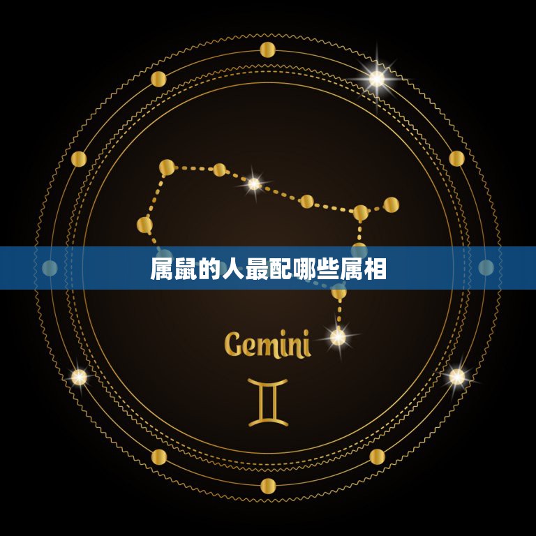 属鼠的人最配哪些属相，属鼠的和什么属相最配  第1张