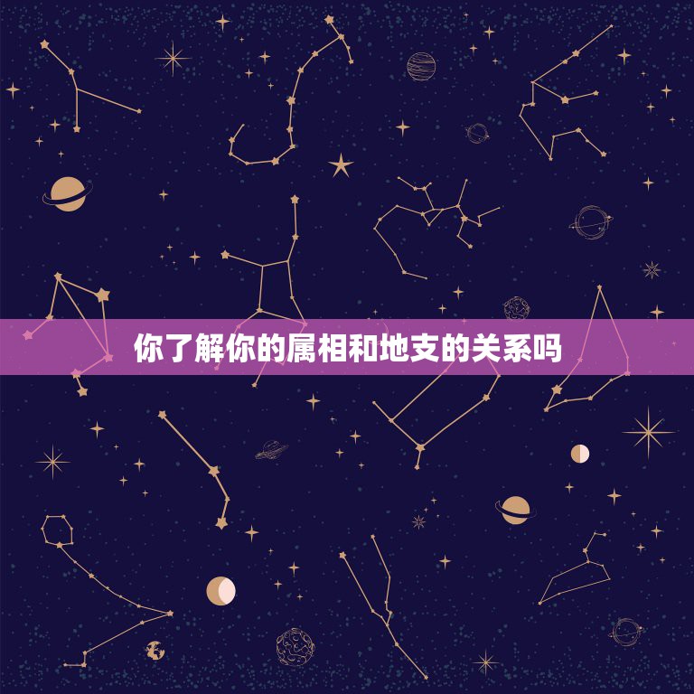 你了解你的属相和地支的关系吗，十二地支和十二生肖有什么关系？  第1张