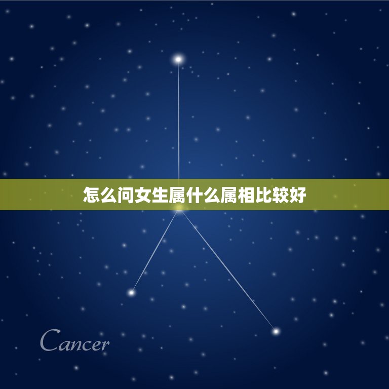 怎么问女生属什么属相比较好，一个女的主动问我属相属什么  第1张
