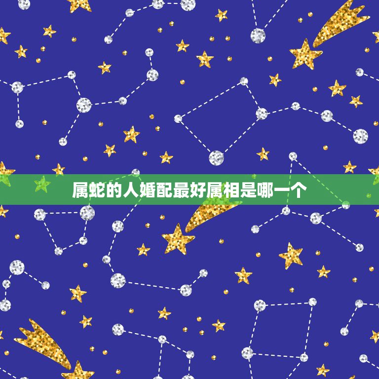 属蛇的人婚配最好属相是哪一个，属蛇的和什么属相最配，属蛇的配什么生肖最  第1张