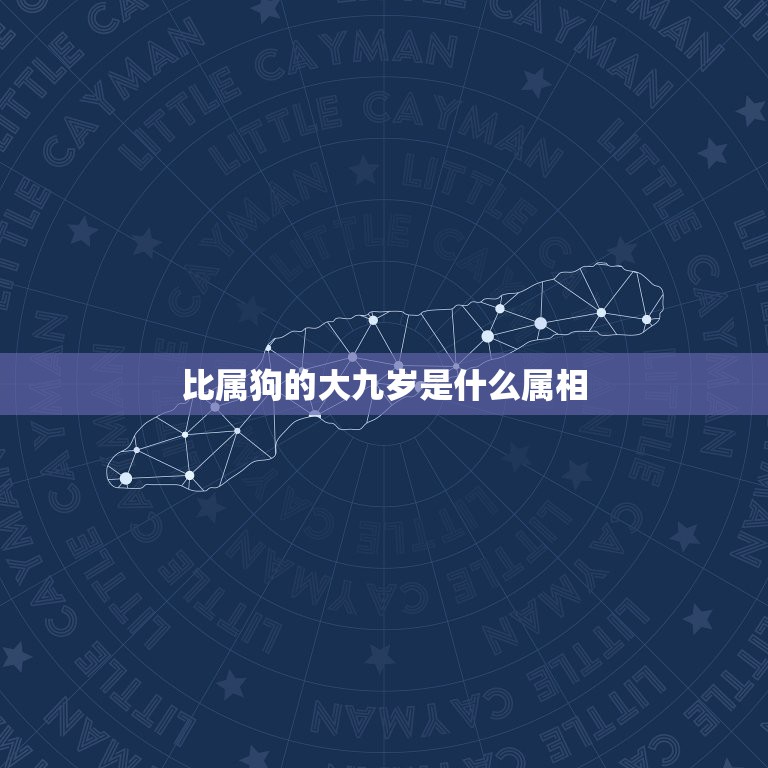 比属狗的大九岁是什么属相，比狗大九岁属什么  第1张