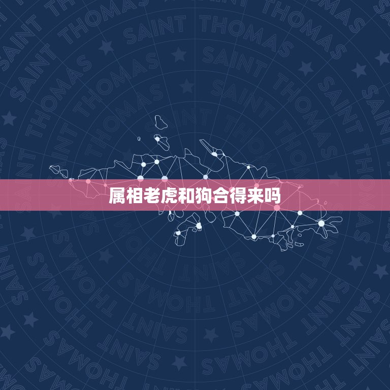 属相老虎和狗合得来吗，属虎的和属狗的配吗  第1张