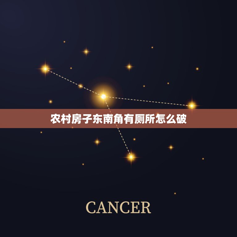 农村房子东南角有厕所怎么破，风水，东南角生气位是个厕所，该如何化解？要  第1张