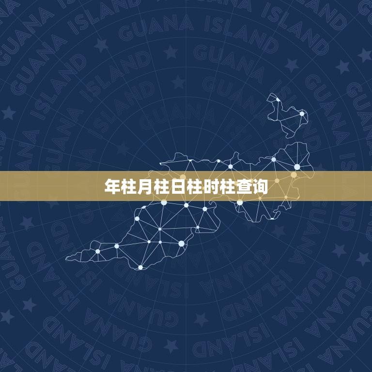 年柱月柱日柱时柱查询(掌握八字命理的方法)  第1张